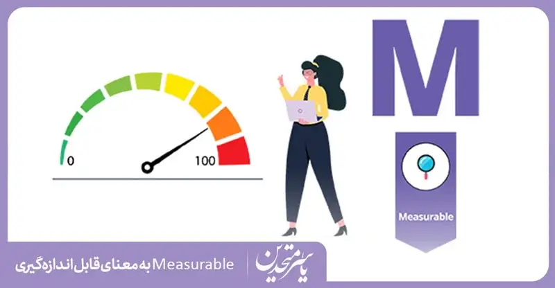 M برگرفته از Measurable به معنای قابل اندازه‌گیری در اهداف SMART